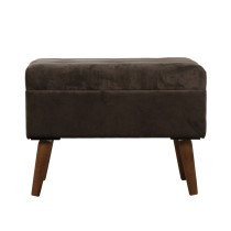 Banquette Alexandra House Living Noir Bois 60 x 45 x 40 cm Coffre