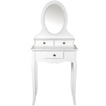 Coiffeuse Alexandra House Living Blanc Bois 60 x 136 x 40 cm