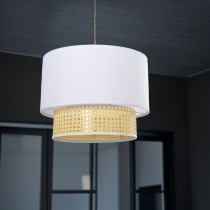 Ceiling Light Alexandra House Living White Multicolour wicker 40 W 40 x 30 x 40 cm