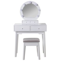 Dresser Alexandra House Living White Wood 36 x 45 x 28 cm