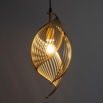 Ceiling Light Alexandra House Living Golden Metal 60 W 28 x 57 x 21 cm