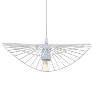 Ceiling Light Alexandra House Living White Metal 60 W 37 x 10 x 32 cm