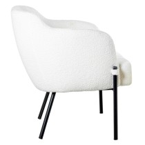 Armchair Alexandra House Living White 44 x 81 x 73 cm