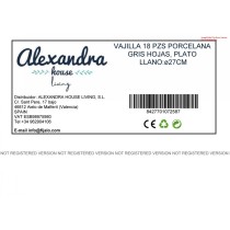 Assietes Alexandra House Living Porcelaine