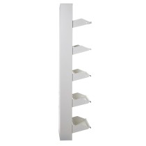 Shoe Rack Alexandra House Living White 50 x 170 x 15 cm 5 drawers