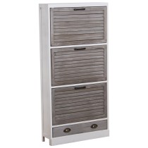 Shoe Rack Alexandra House Living White Grey 65 x 132 x 20 cm 3 drawers