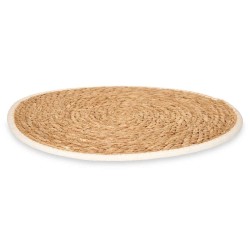 Table Mat White Cotton Marine algae (24 Units)