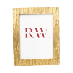 Photo frame Romimex Golden Resin 15 x 20 x 2 cm