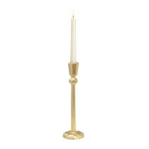 Candleholder Romimex Golden Resin 8 x 28 x 8 cm