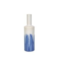 Vase Romimex Blue White Ceramic 13 x 45 x 13 cm