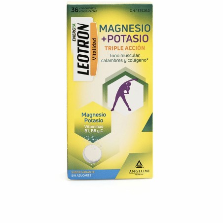 Supplément Alimentaire Leotron Magnésium Potassium 36 Unités