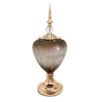 Decorative Figure Romimex Golden Wineglass 19 x 46 x 19 cm