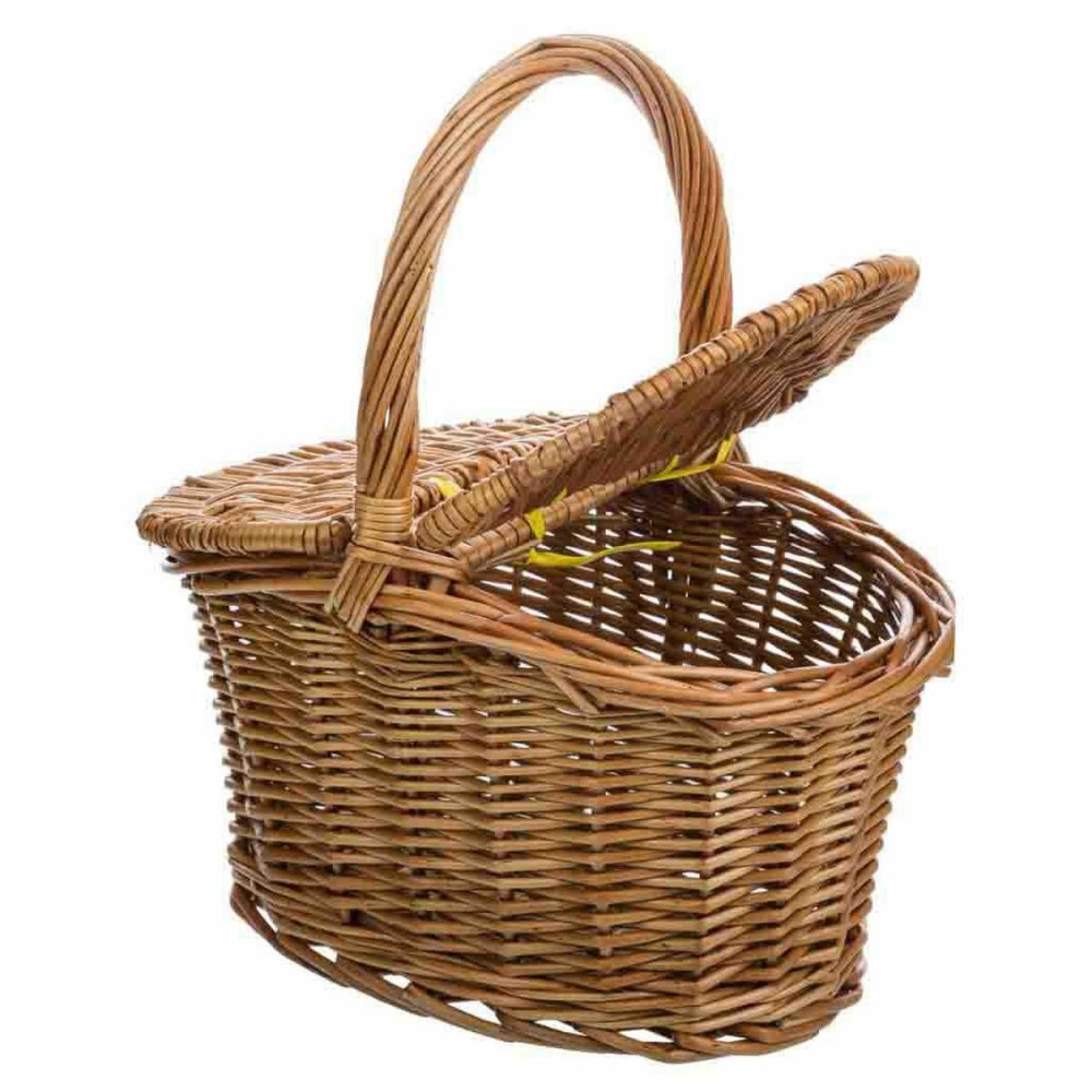 Picnic Basket Alexandra House Living wicker Willow wood Natural