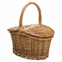 Picnic Basket Alexandra House Living wicker Willow wood Natural