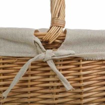 Basket set Alexandra House Living wicker Willow wood Natural 3 Pieces