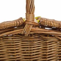 Picnic Basket Alexandra House Living wicker Willow wood Natural