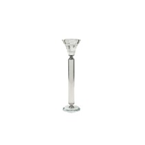 Candleholder Romimex Transparent Glass 6 x 23 x 6 cm