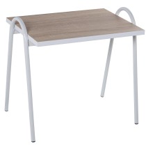 Jeu de 3 tables Alexandra House Living Blanc Marron Bois