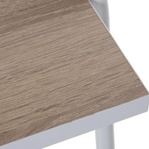 Jeu de 3 tables Alexandra House Living Blanc Marron Bois