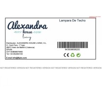 Deckenlampe Alexandra House Living Schwarz