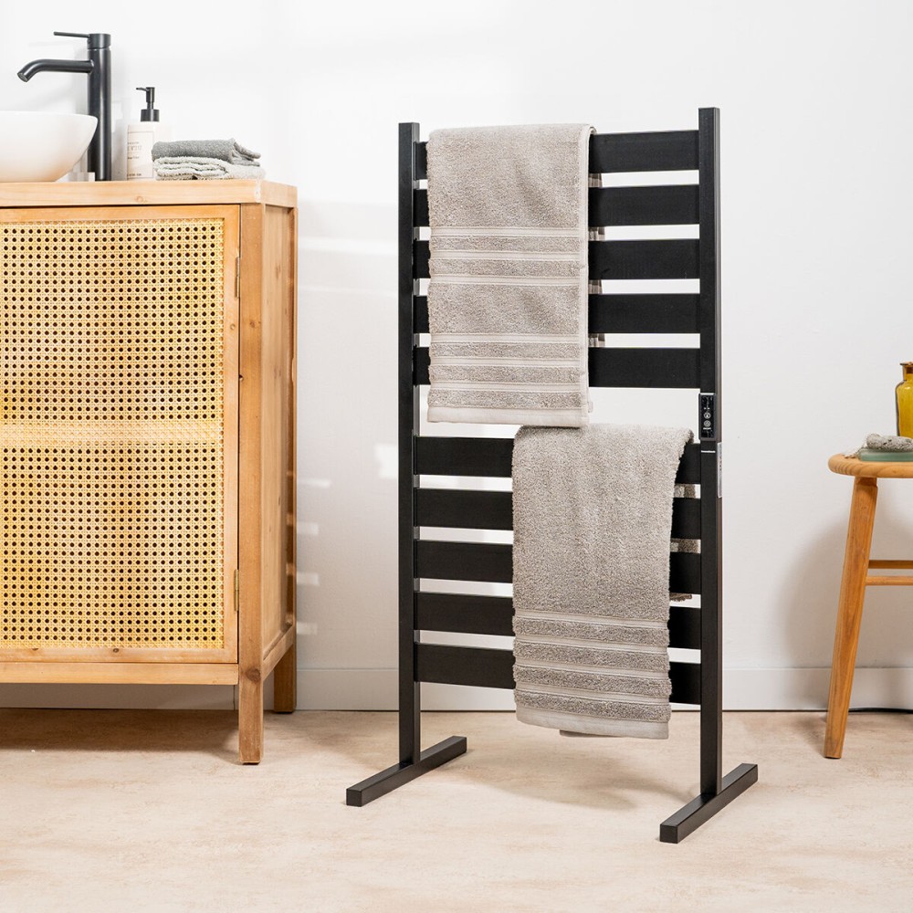 Electric Wall or Floor Towel Rail Towarall InnovaGoods 10 Bars