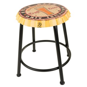 Stool Alexandra House Living Metal Iron 35 x 46 x 35 cm