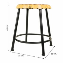 Stool Alexandra House Living Metal Iron 35 x 46 x 35 cm