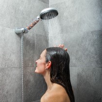 Pommeau de Douche Haute Pression avec Filtre et Minéraux Moshol InnovaGoods