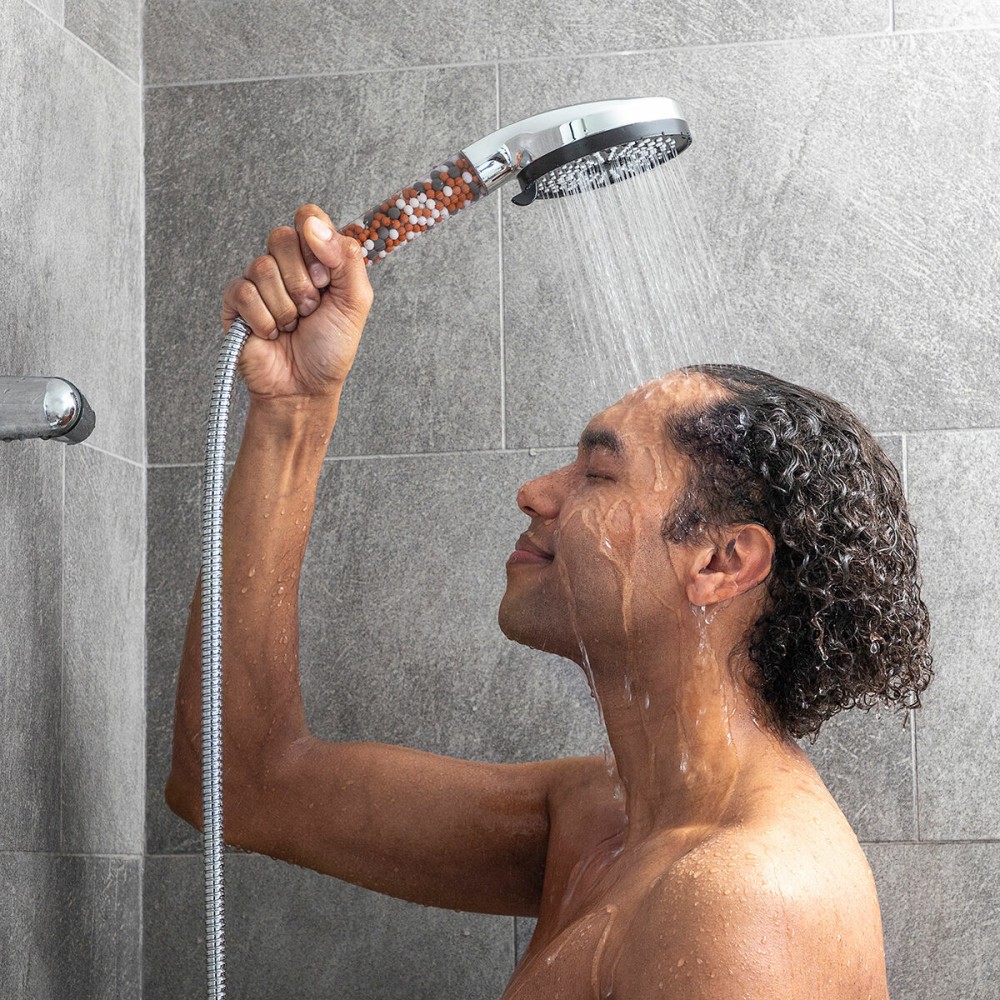 Pommeau de Douche Haute Pression avec Filtre et Minéraux Moshol InnovaGoods