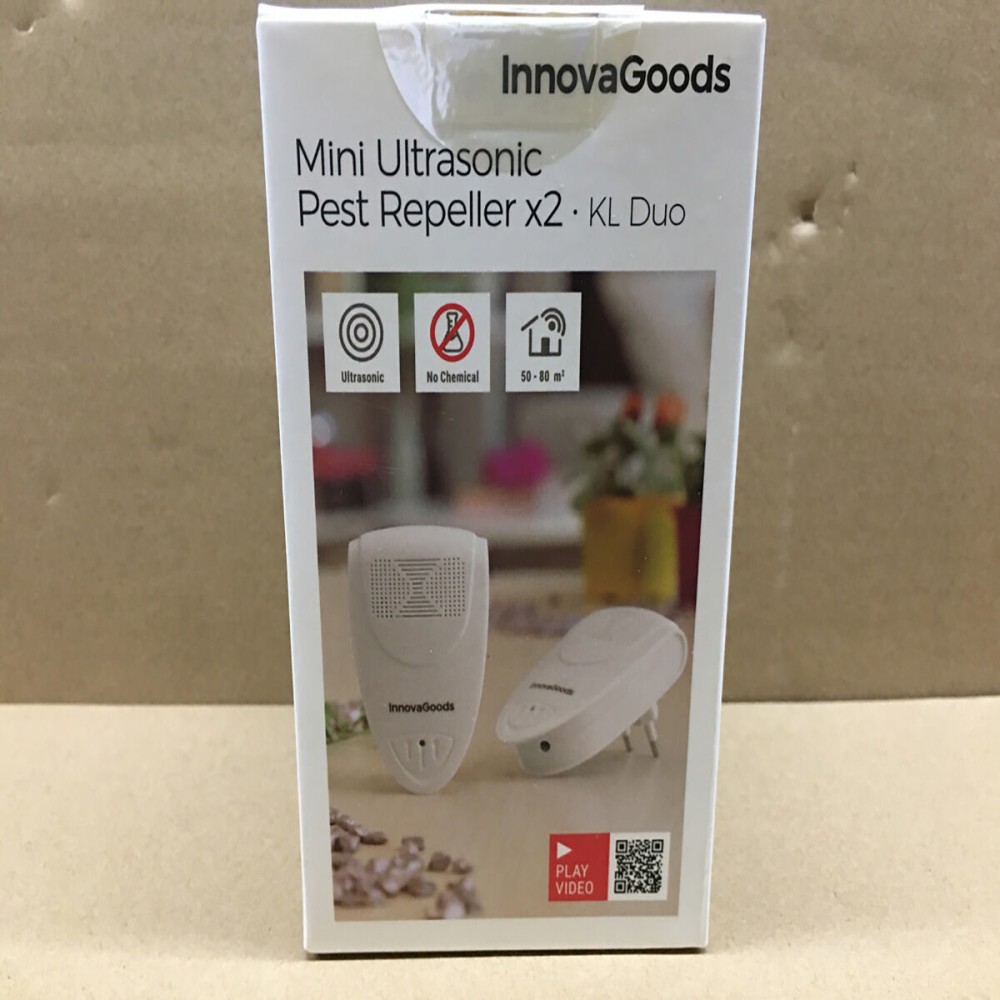 Ultrasonic Pest Repeller KL Duo InnovaGoods 2 Units