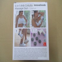 6 in 1 Wiederaufladbare Anti-Cellulite-Massagepistole CellyGun InnovaGoods