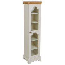 Cupboard Alexandra House Living White Natural Pine MDF Wood 20 x 98 x 24 cm