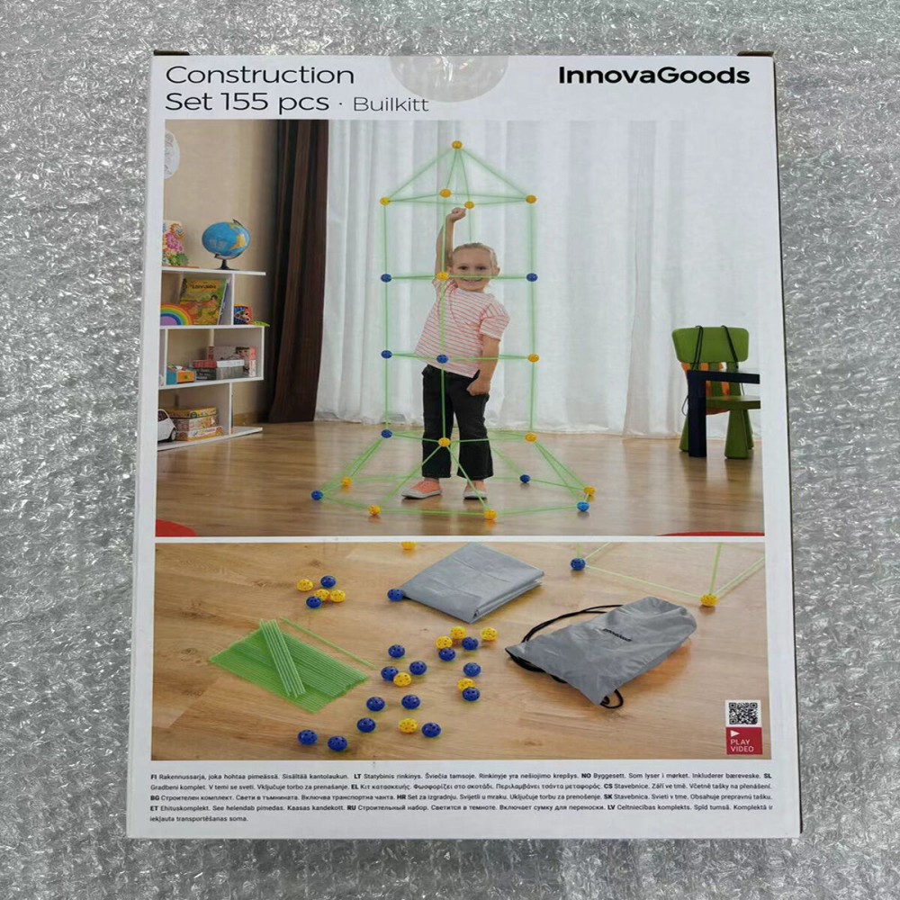 Baukasten für Kinder Builkitt InnovaGoods 155 Stücke