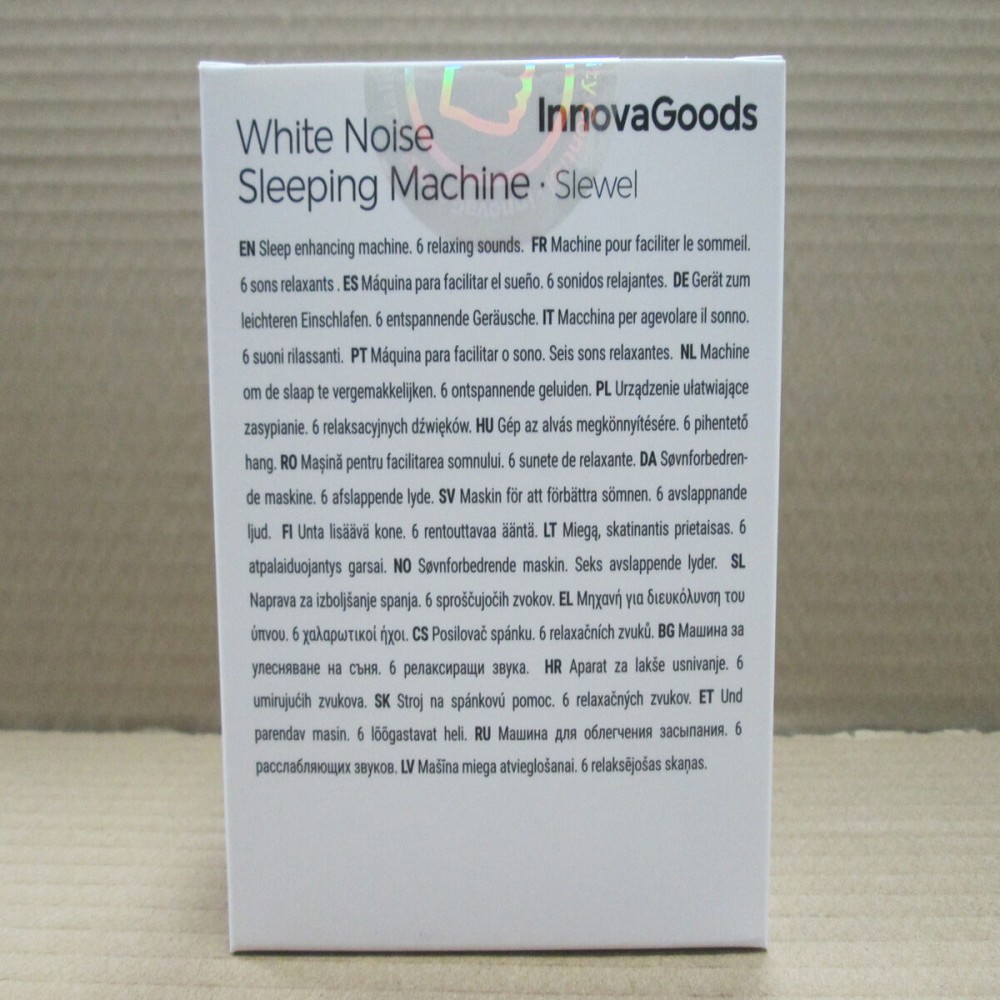 White Noise Sleeping Machine Slewel InnovaGoods