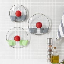 Set von 3 selbstklebenden Haltern für Topfdeckel Smarack InnovaGoods