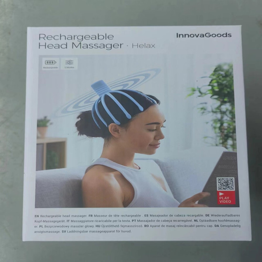 Massager with Rechargeable Head Helax InnovaGoods