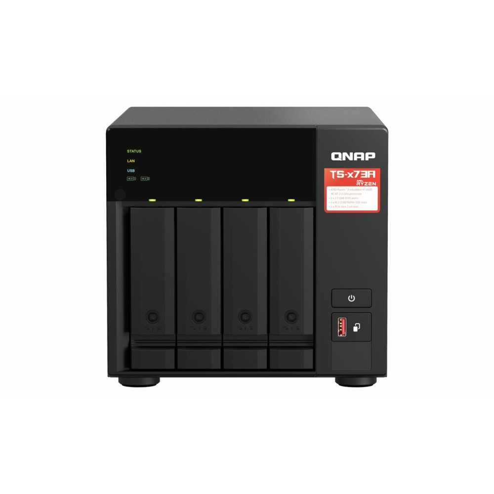 NAS-Netzwerk-Speicher Qnap TS-473A-SW5T Schwarz