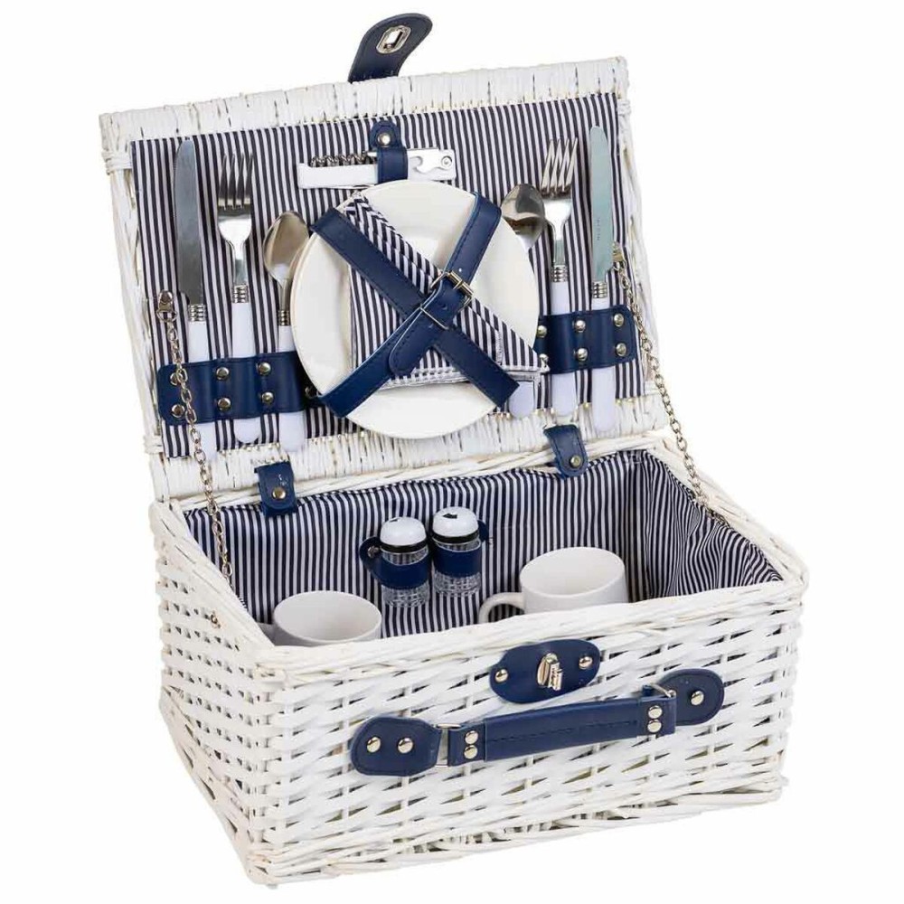 Picnic Basket Alexandra House Living White wicker