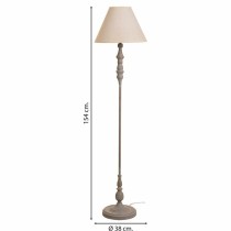 Floor Lamp Alexandra House Living White Grey 220-240 V 38 x 154 x 38 cm