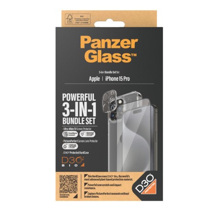 Bildschirmschutz fürs Handy Panzer Glass B1173+2810 Apple iPhone 15 Pro