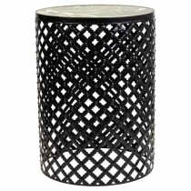 Flower Pot Stand Alexandra House Living Black Iron Tile 38 x 50 x 38 cm 2 Pieces