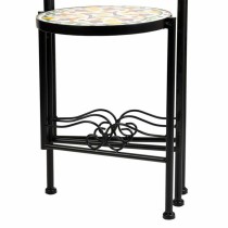 Flower Pot Stand Alexandra House Living Black Iron Tile 30 x 68 x 30 cm 3 Pieces