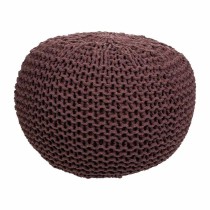 Pouffe Alexandra House Living Dark brown polystyrene 40 x 30 x 40 cm