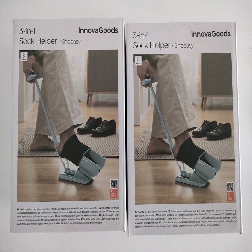 Socken- und Schuhanzieher mit Sockenauszieher Shoeasy InnovaGoods