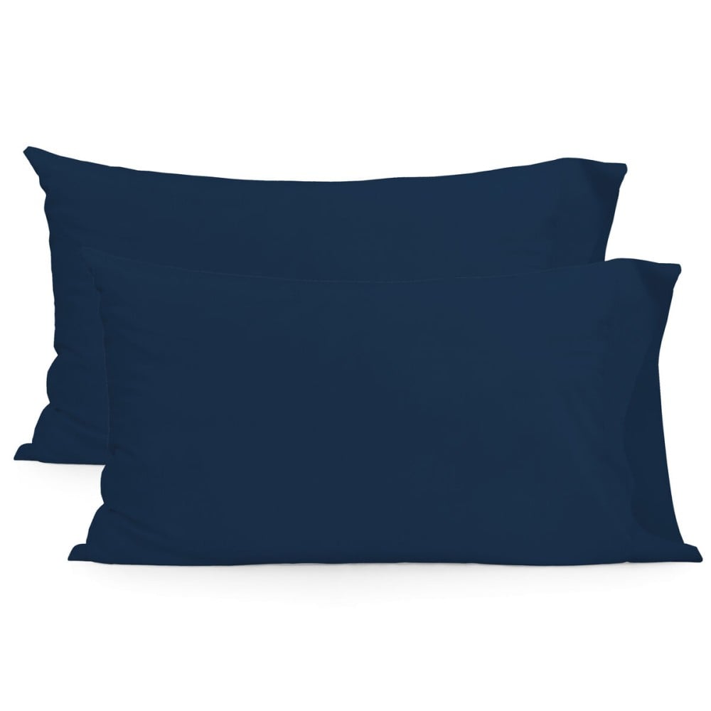 Pillowcase set HappyFriday Navy Blue 50 x 75 cm 2 Pieces