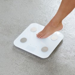 Digital Bathroom Scales Medisana BS 600 connect White Stainless steel