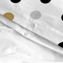 Bettdeckenbezug HappyFriday Blanc Golden dots Bunt 240 x 220 cm