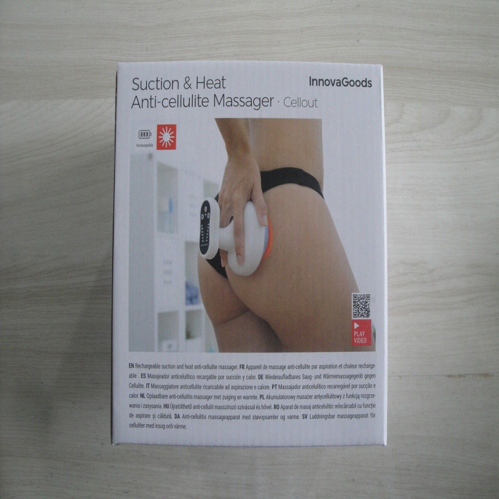 Rechargeable Anti-cellulite Suction and Heat Massager Cellout InnovaGoods