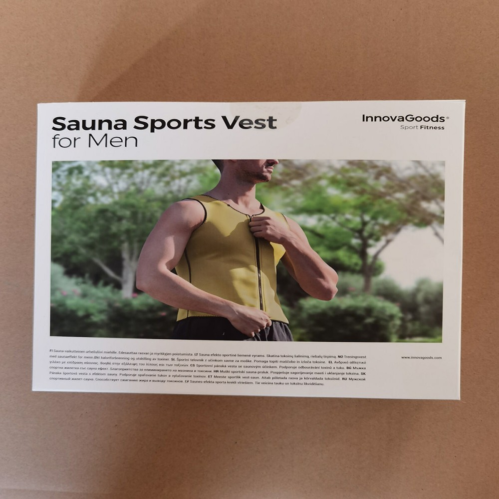 Sauna Sports Vest for Men Passwa InnovaGoods