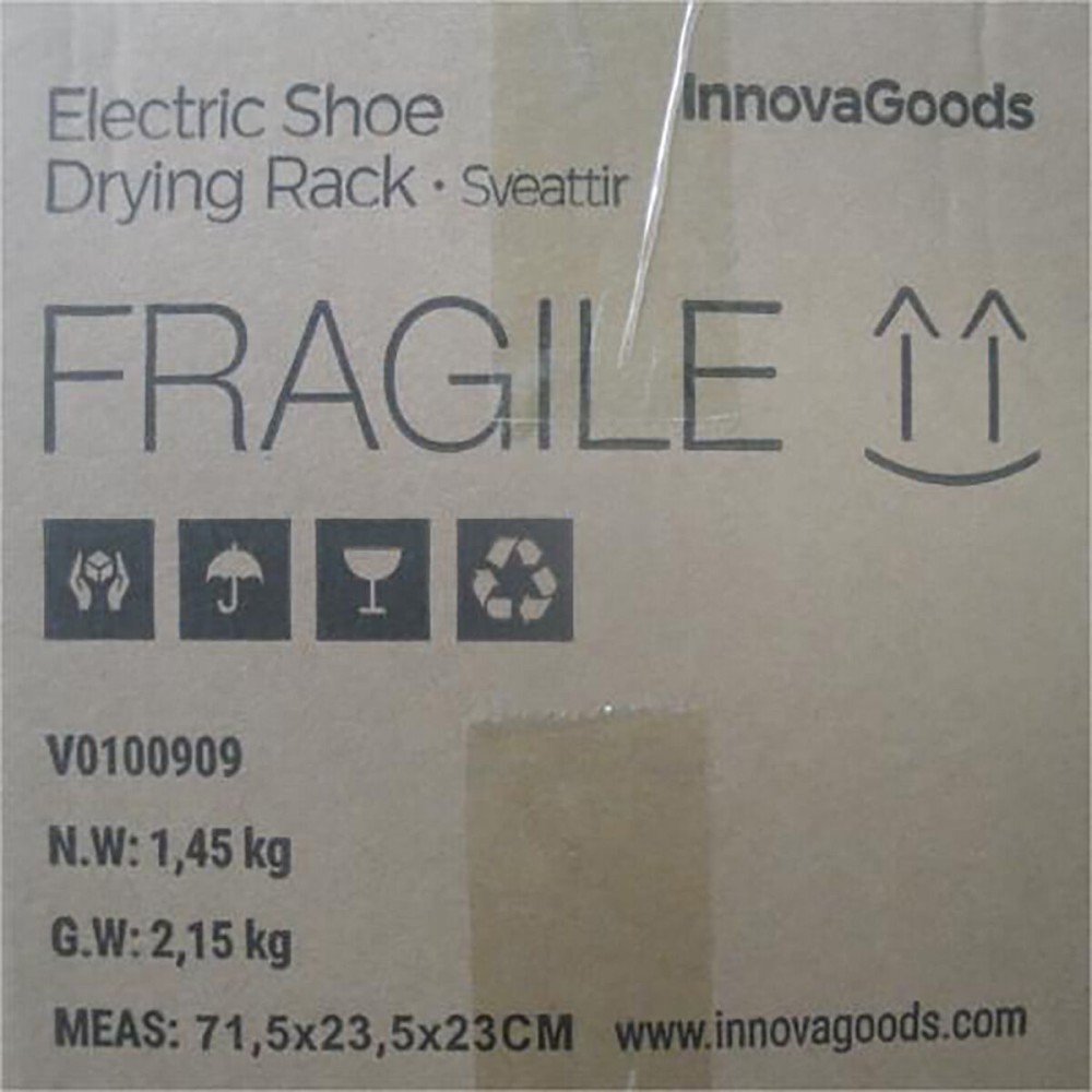 Electric Shoe Drying Rack InnovaGoods 80 W 4 pairs